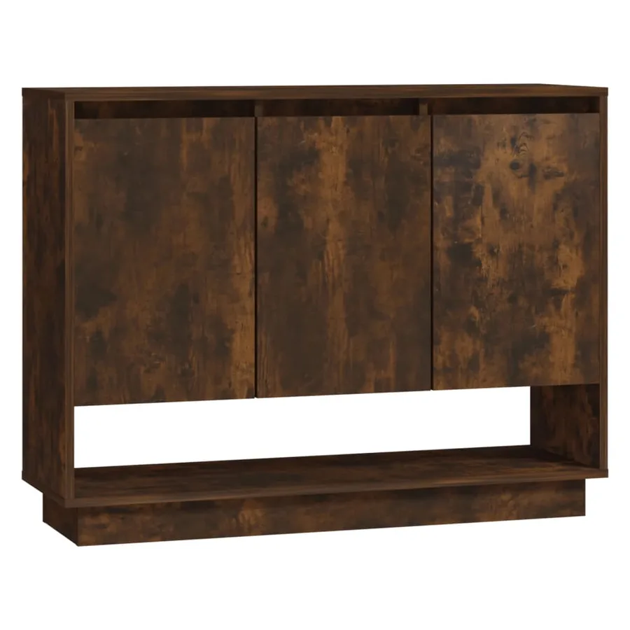 Buffet Chêne fumé 97x31x75 cm Bois d'ingénierie - 2
