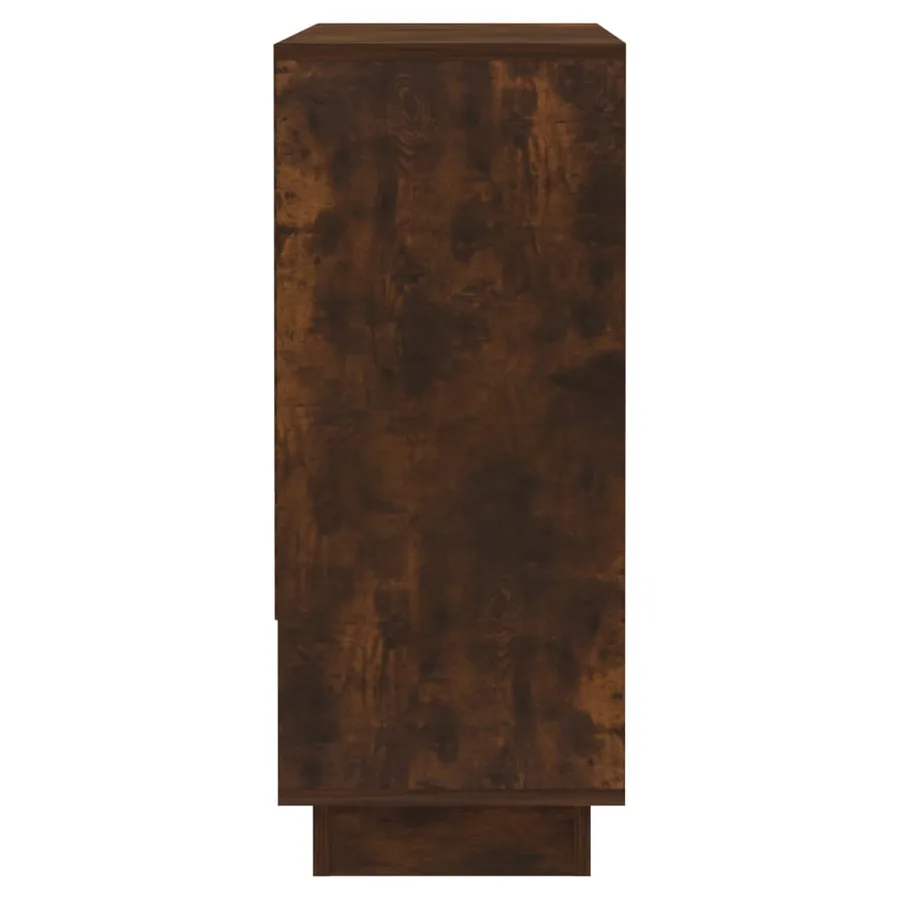 Buffet Chêne fumé 97x31x75 cm Bois d'ingénierie - 7