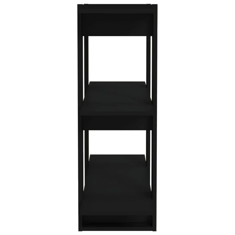 Bibliothèque/Séparateur de pièce Noir 80x30x123,5 cm - 6