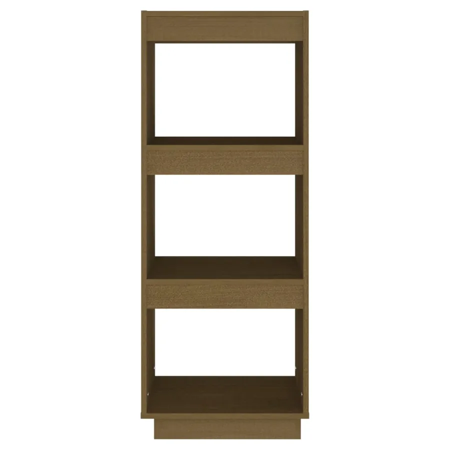 Bibliothèque/Séparateur de pièce Marron miel Bois de pin massif - 5