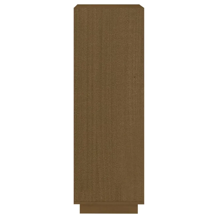 Bibliothèque/Séparateur de pièce Marron miel Bois de pin massif - 6