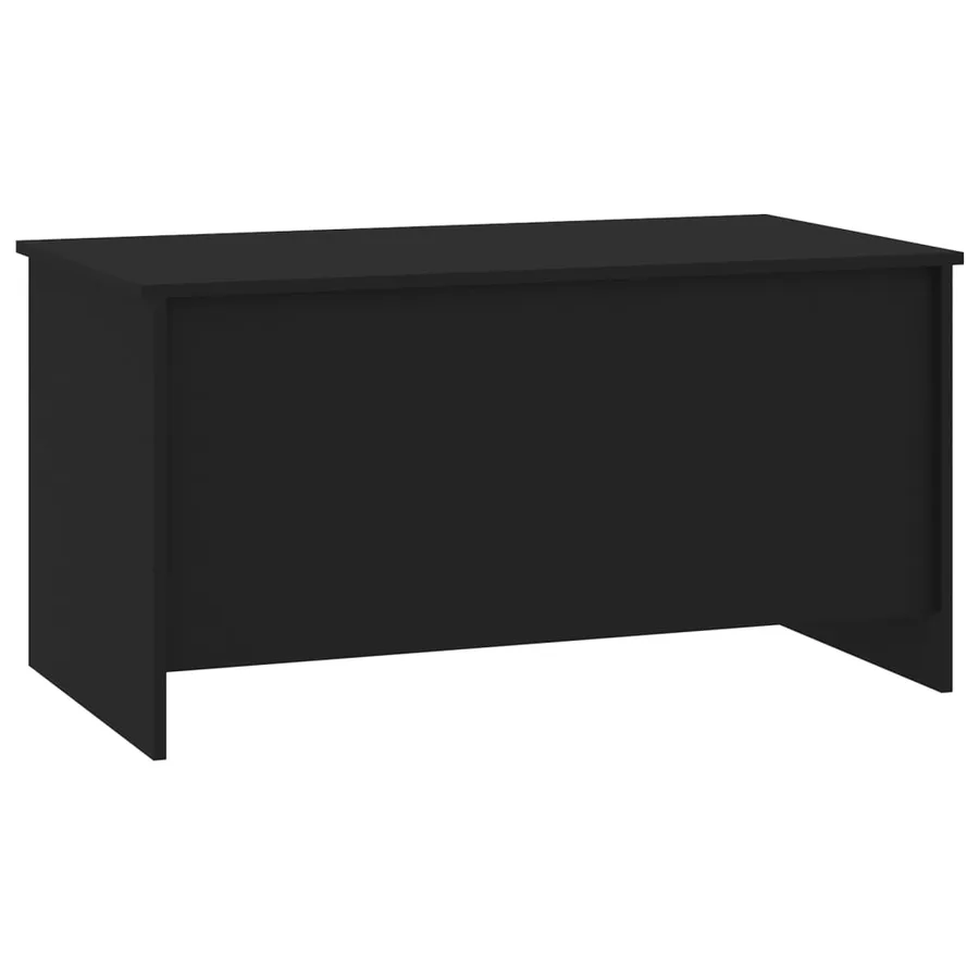 Table basse noir 102x55,5x52,5 cm bois d'ingénierie - 3