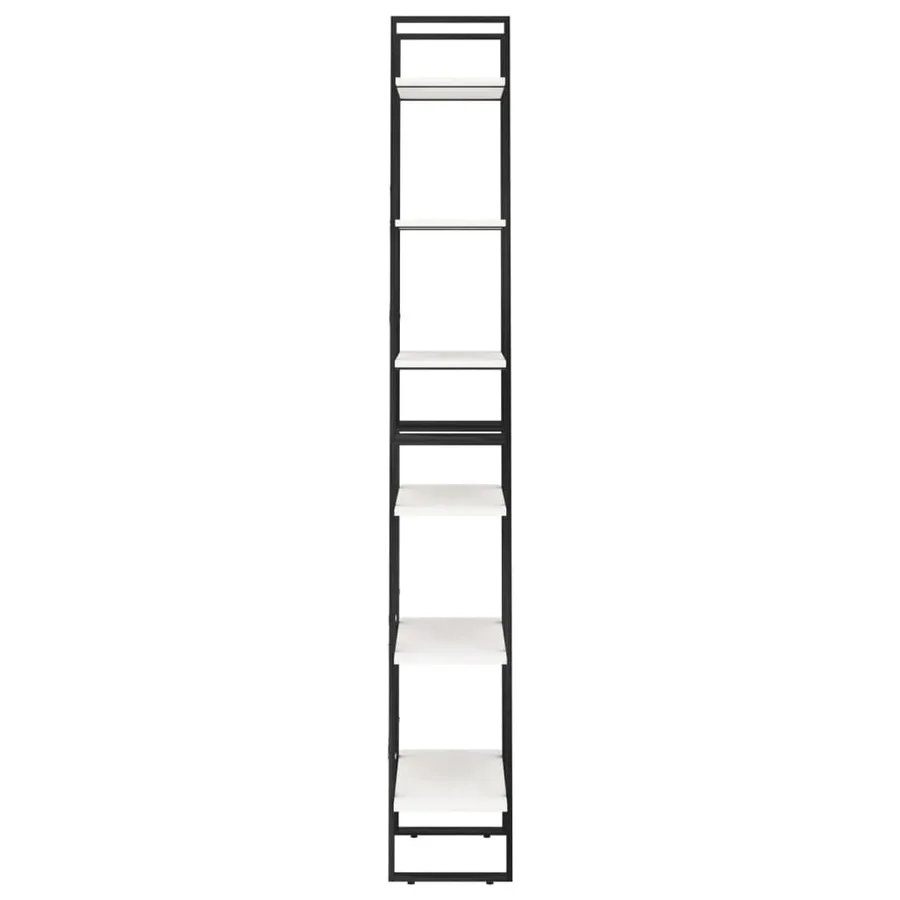 Étagère de rangement Blanc 60x30x210 cm Bois de pin massif - 7