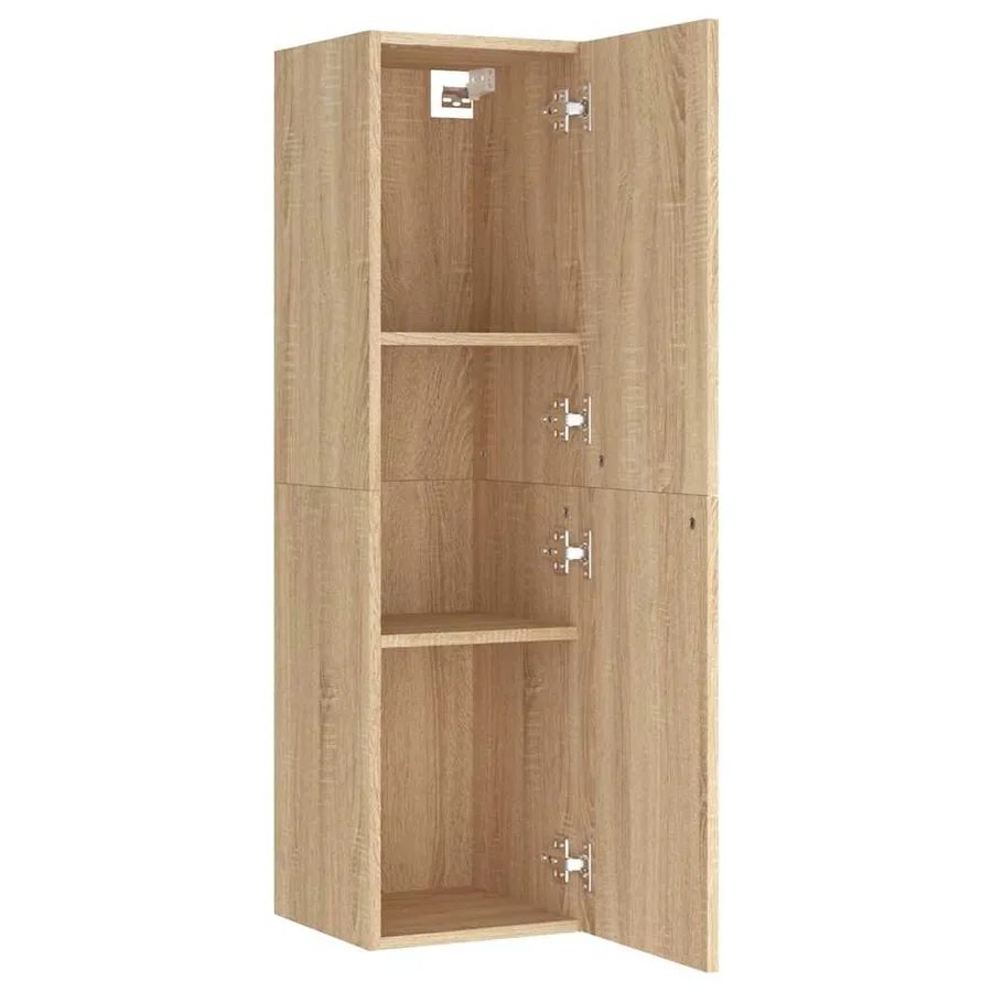Meuble TV Chêne sonoma 30,5x30x110 cm Bois d’ingénierie - 5