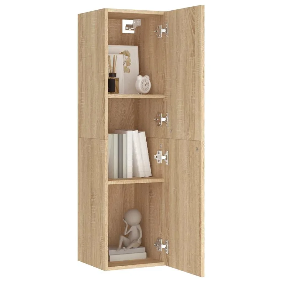Meuble TV Chêne sonoma 30,5x30x110 cm Bois d’ingénierie - 8