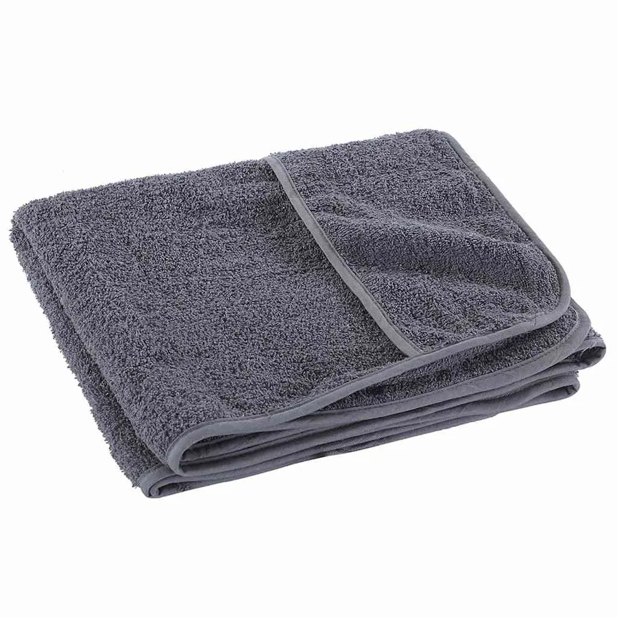 Serviettes de plage 2 pcs anthracite 60x135 cm tissu 400 GSM - 5