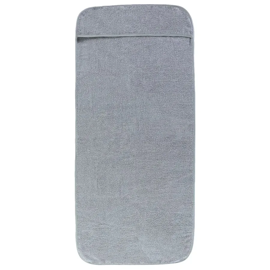 Serviettes de plage 2 pcs gris 60x135 cm tissu 400 GSM - 3