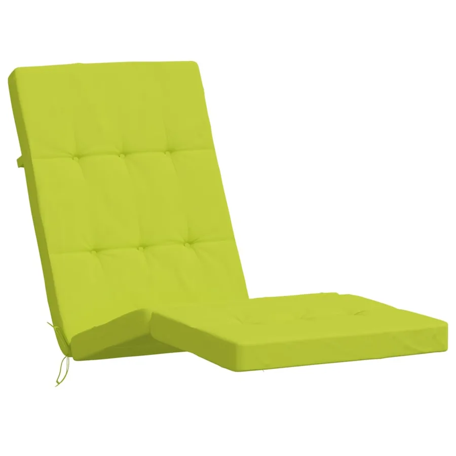 Coussins de chaise longue lot de 2 vert vif tissu oxford - 4