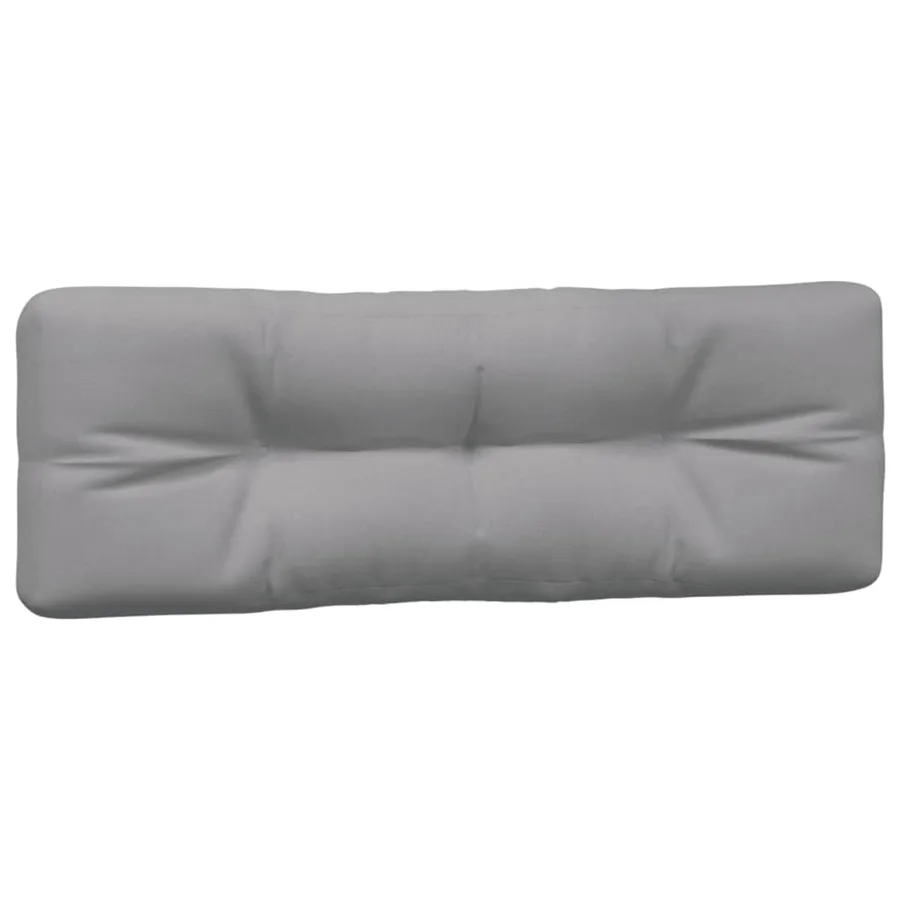 Coussins de palette 5 pcs gris tissu - 4