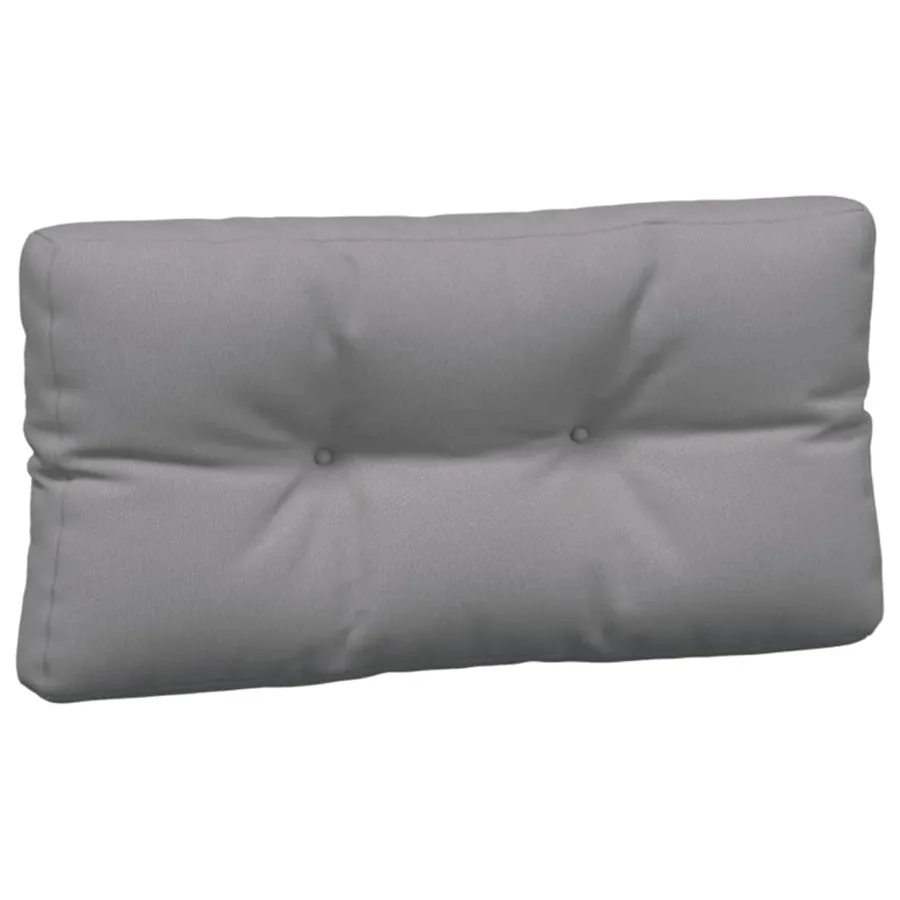 Coussins de palette 5 pcs gris tissu - 5