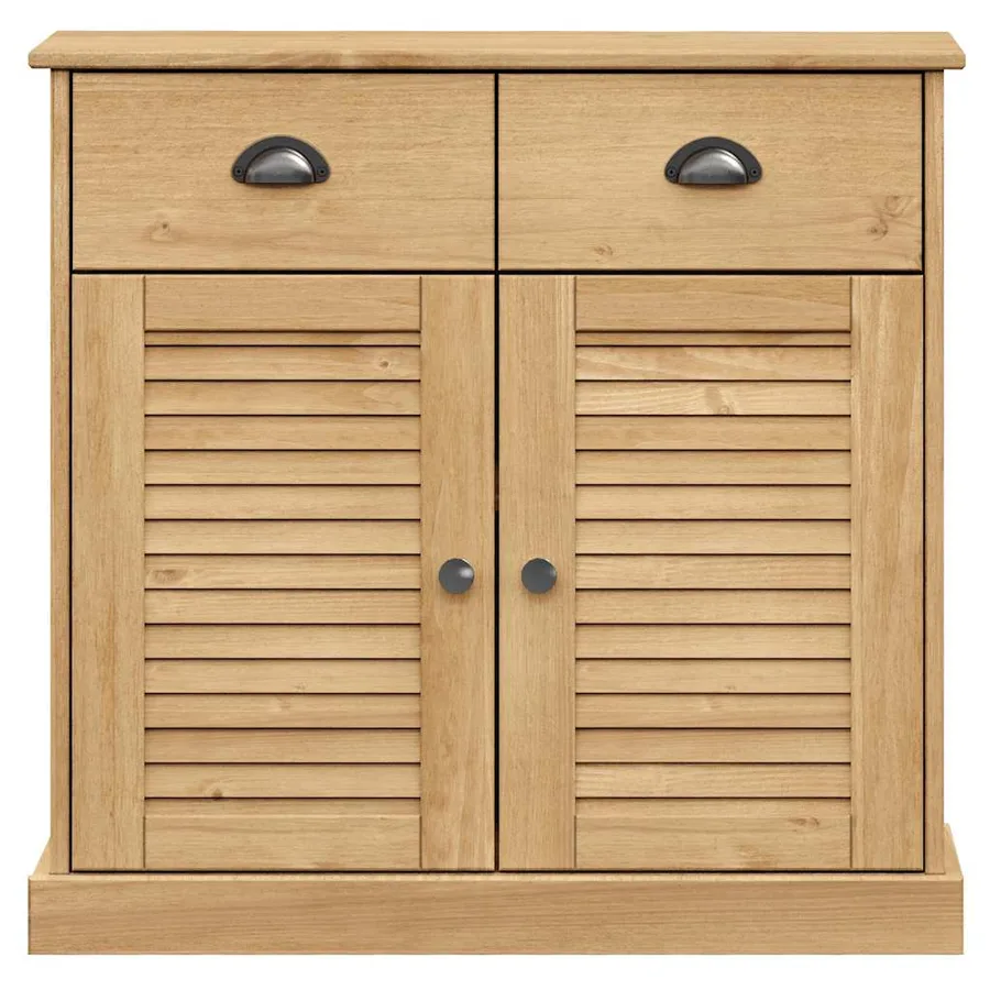 Buffet avec tiroirs VIGO 78x40x75 cm bois massif de pin - 5