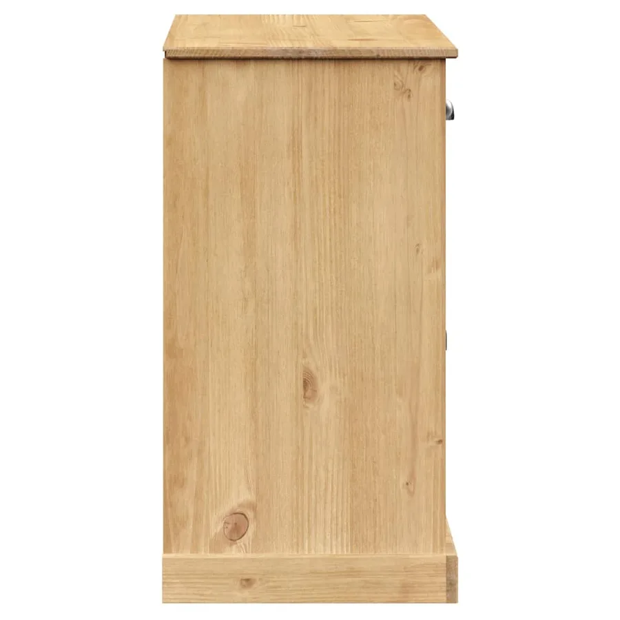 Buffet avec tiroirs VIGO 113x40x75 cm bois massif de pin - 6