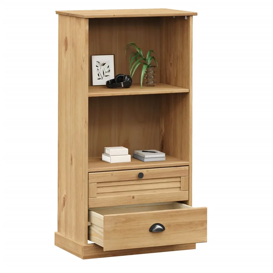Bibliothèque VIGO 60x35x114,5 cm bois massif de pin - 3