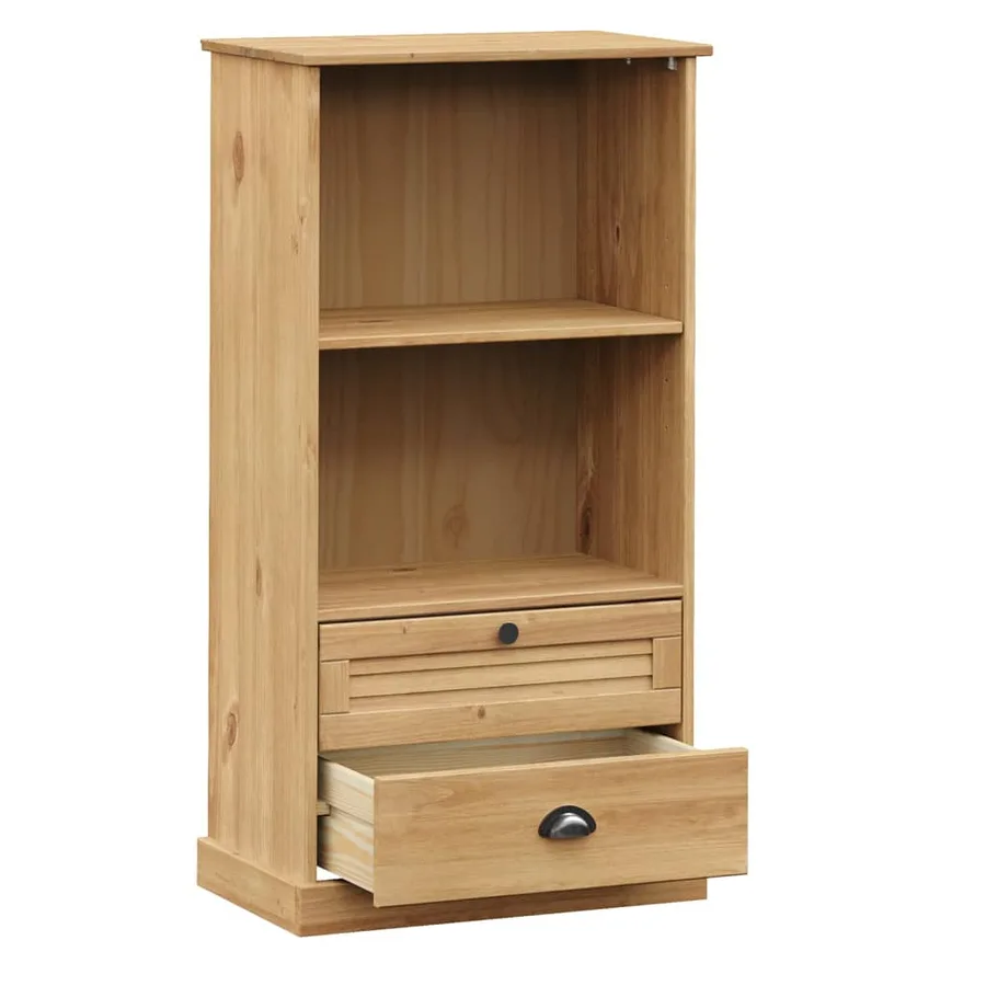 Bibliothèque VIGO 60x35x114,5 cm bois massif de pin - 5