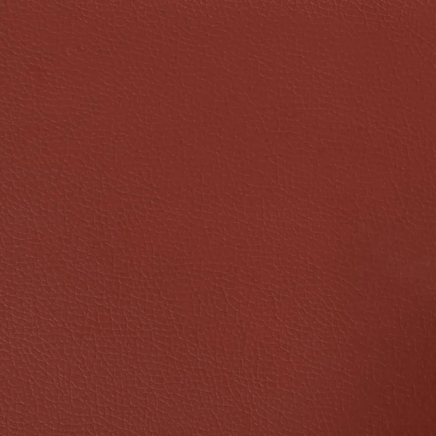 Banc Rouge bordeaux 70x35x41 cm Similicuir - 6