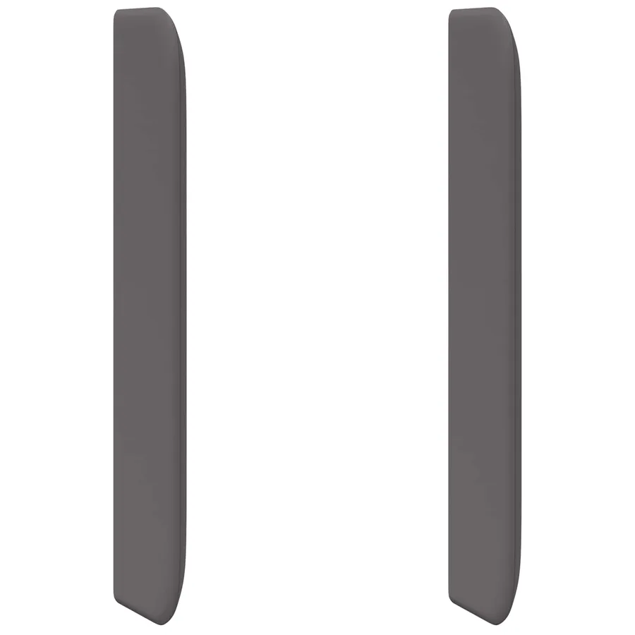 Oreille de tête de lit Gris 80 x 16 x 4 cm PVC - 2