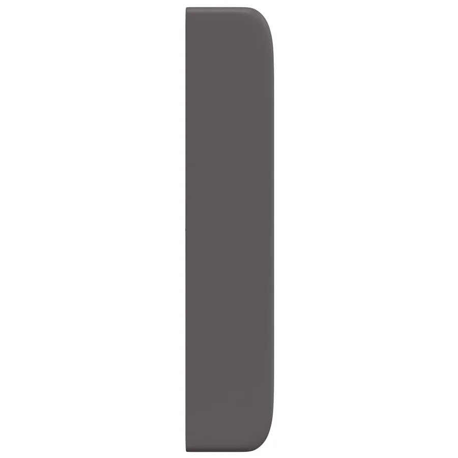 Oreille de tête de lit Gris 80 x 16 x 4 cm PVC - 7