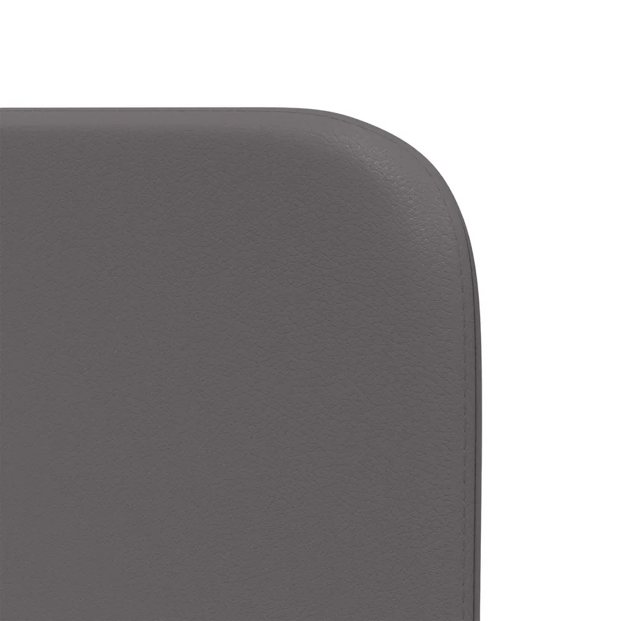 Oreille de tête de lit Gris 80 x 16 x 4 cm PVC - 9
