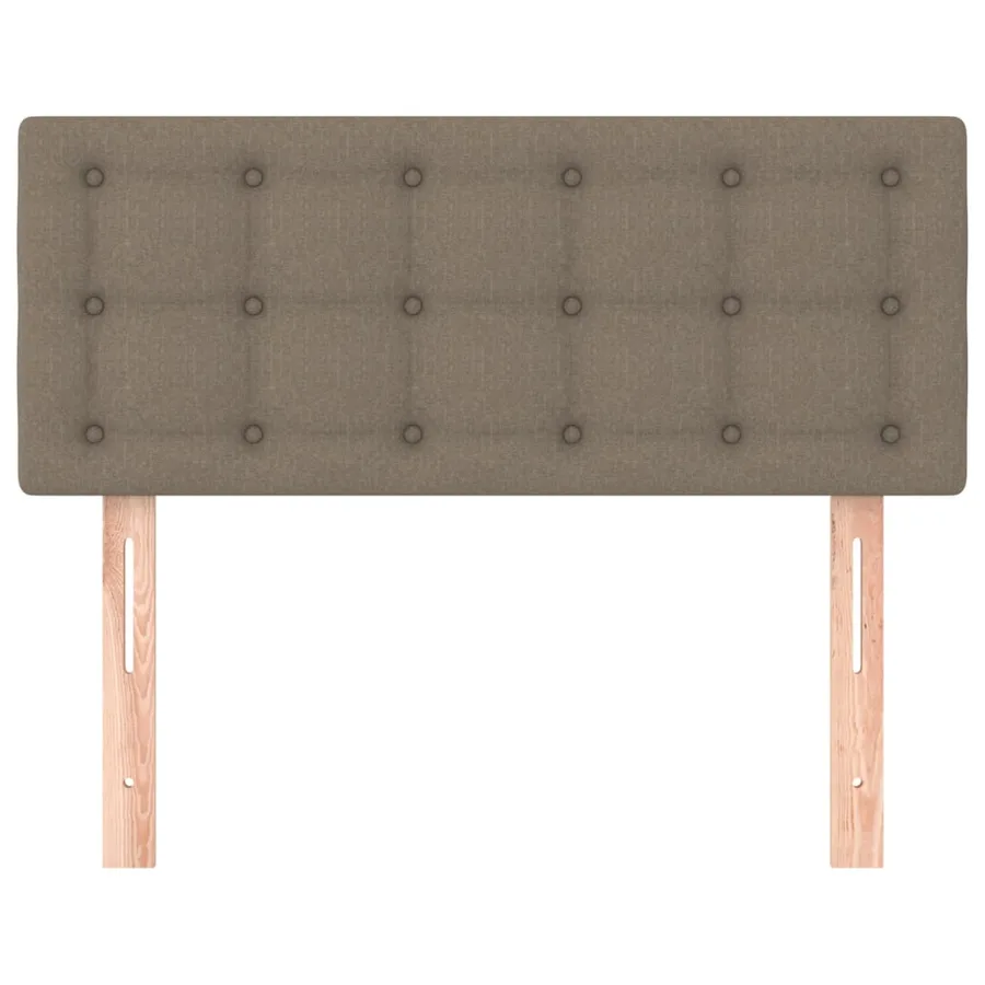 Tête de lit Taupe 100x5x78/88 cm Tissu - 3