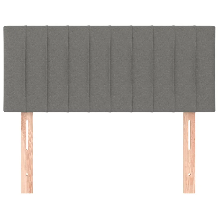 Tête de lit Gris foncé 80x5x78/88 cm Tissu - 3