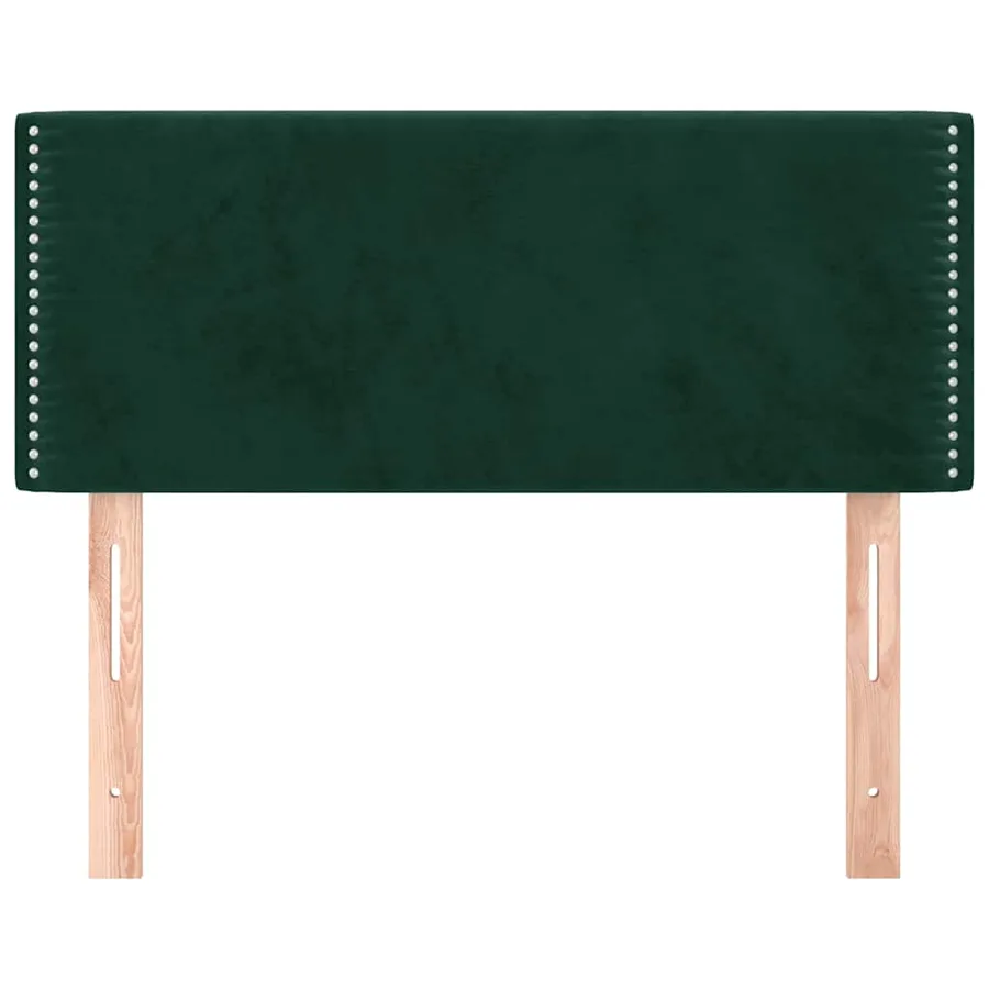 Tête de lit Vert foncé 80x5x78/88 cm Velours - 3