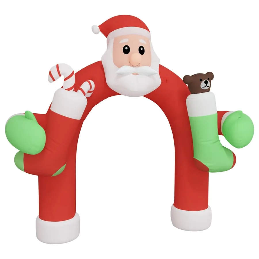 Porte voûtée gonflable de Noël avec LED 320 cm - 3