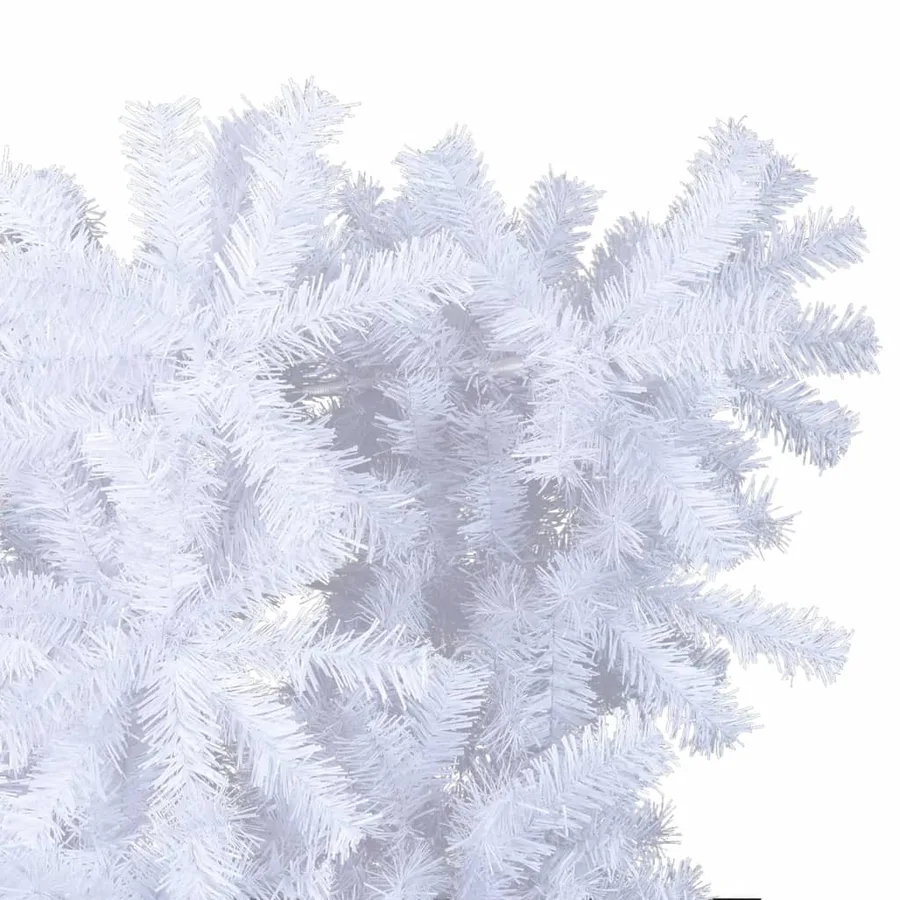 Sapin de Noël artificiel renversé avec support Blanc 120 cm - 4