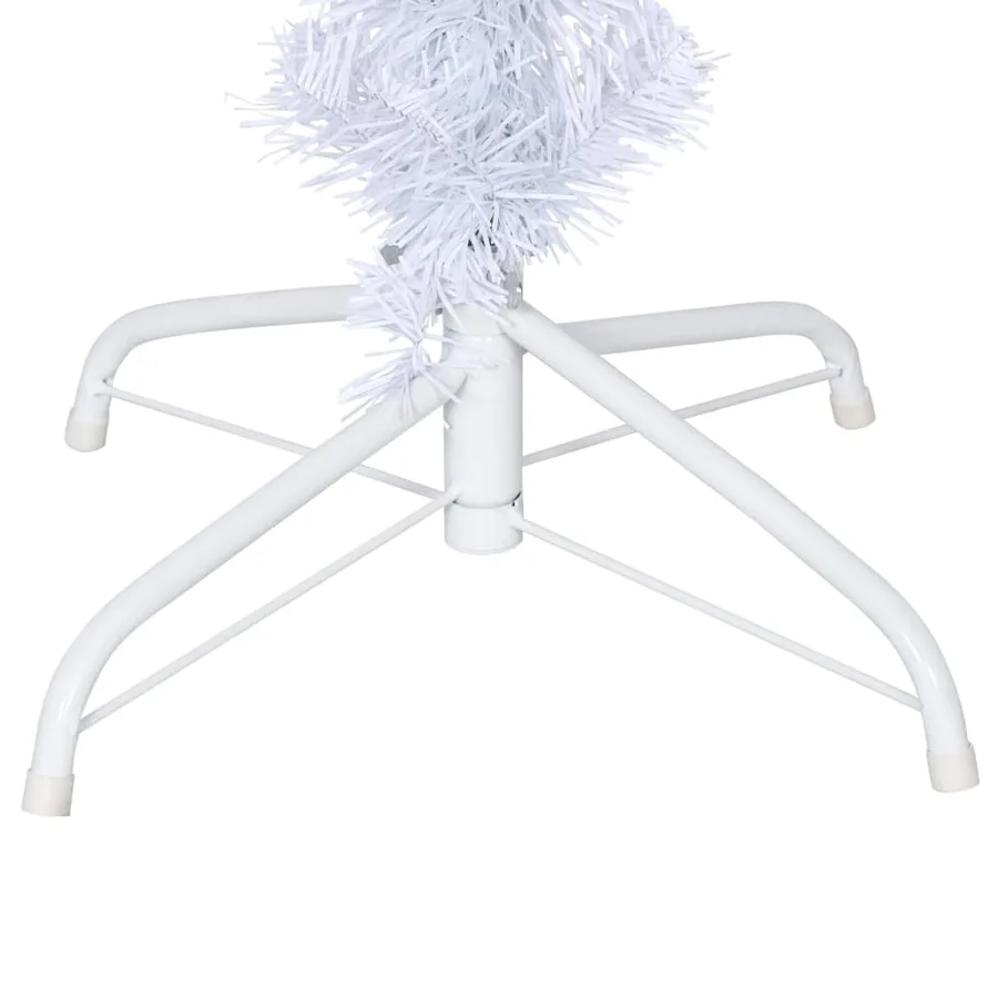 Sapin de Noël artificiel renversé avec support Blanc 120 cm - 5