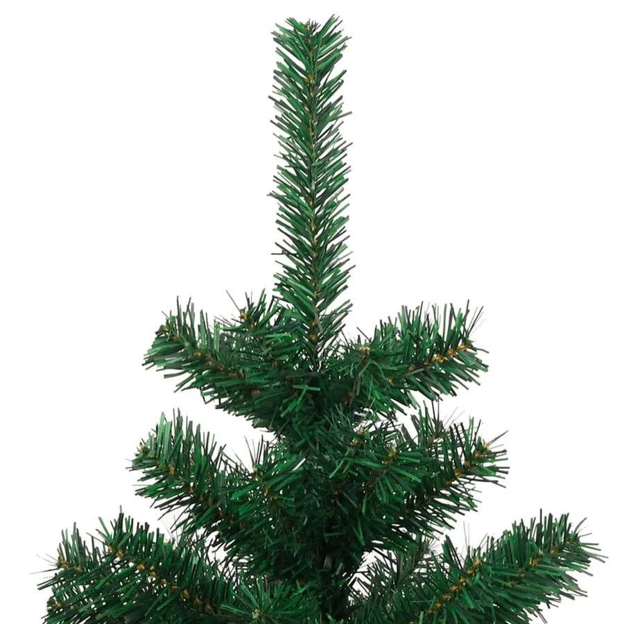 Arbre de Noël hélicoïdal pré-éclairé et support vert 150 cm PVC - 7