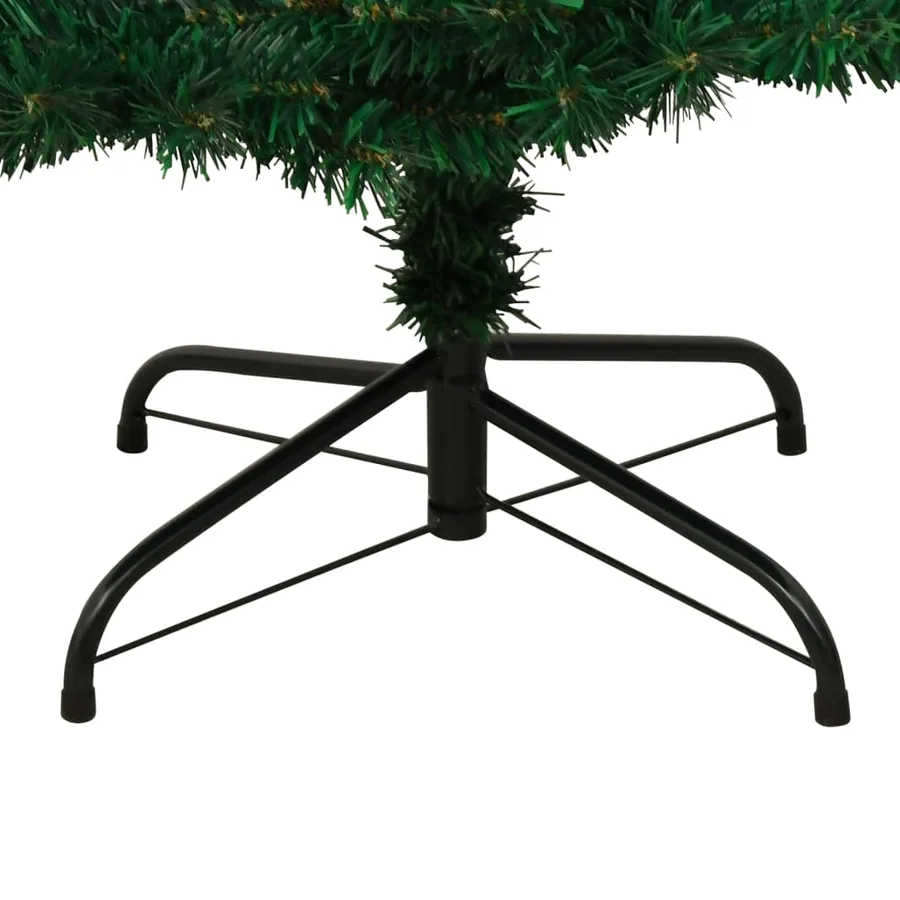 Arbre de Noël hélicoïdal pré-éclairé et support vert 150 cm PVC - 8