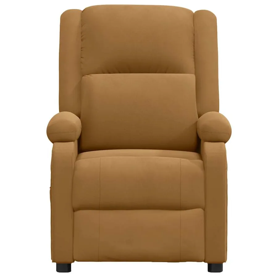 Fauteuil de massage Marron Velours - 3