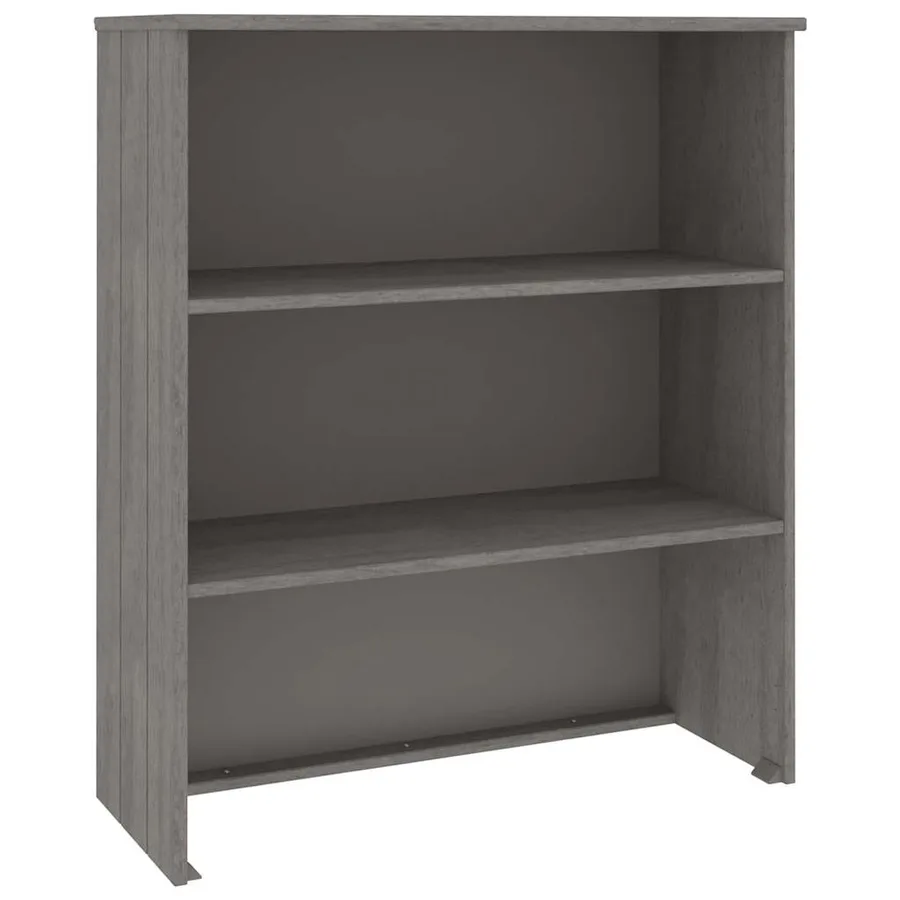 Dessus de buffet HAMAR Gris clair 85x35x100 cm Bois de pin - 2