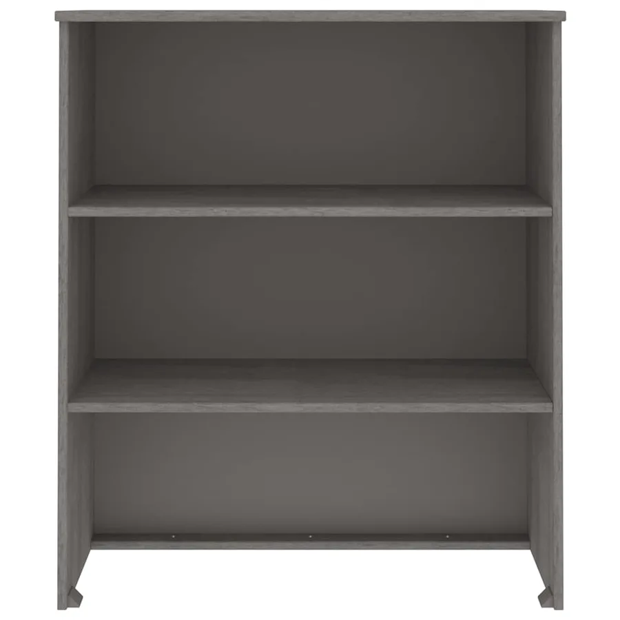 Dessus de buffet HAMAR Gris clair 85x35x100 cm Bois de pin - 3