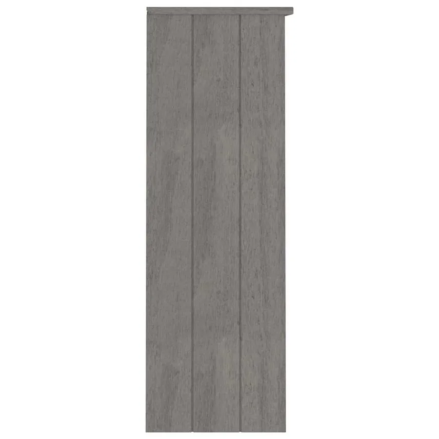 Dessus de buffet HAMAR Gris clair 85x35x100 cm Bois de pin - 4