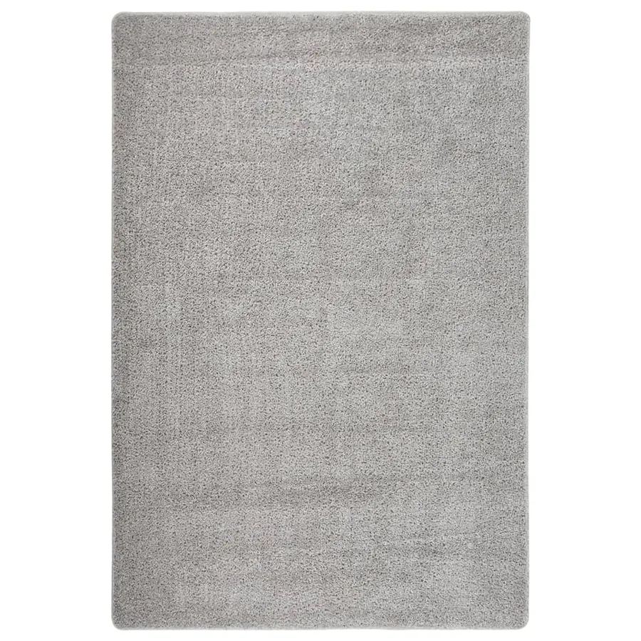 Tapis shaggy antidérapant Gris clair 140x200 cm