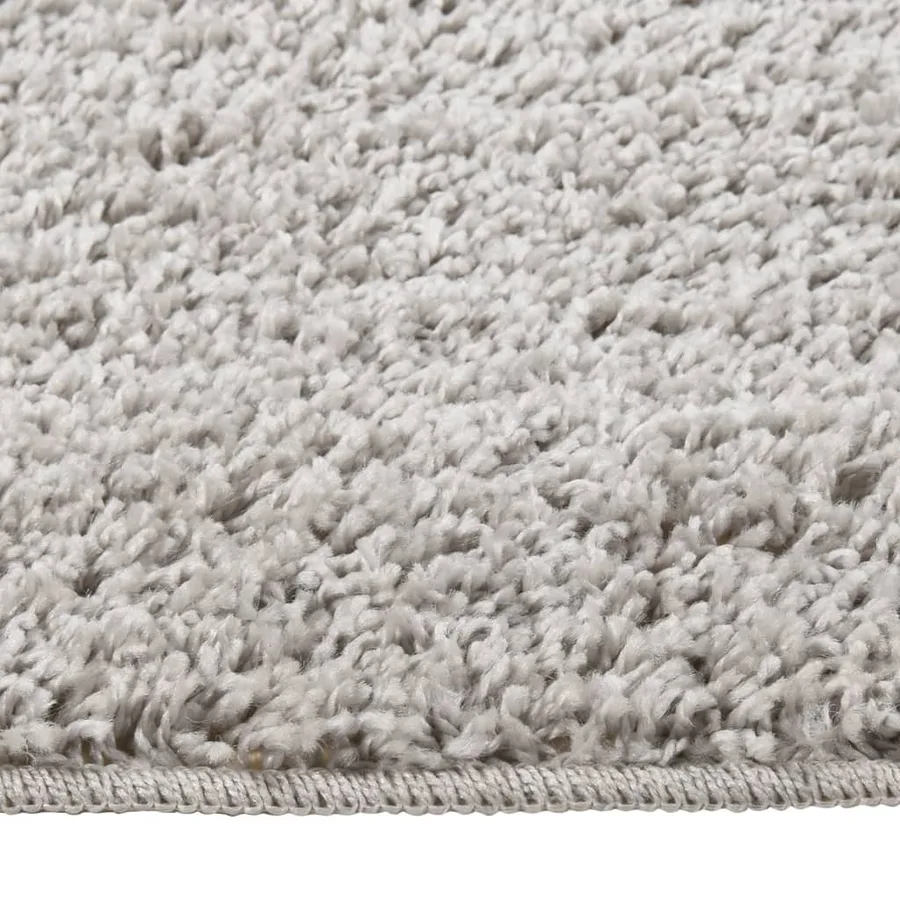 Tapis shaggy antidérapant Gris clair 140x200 cm - 2
