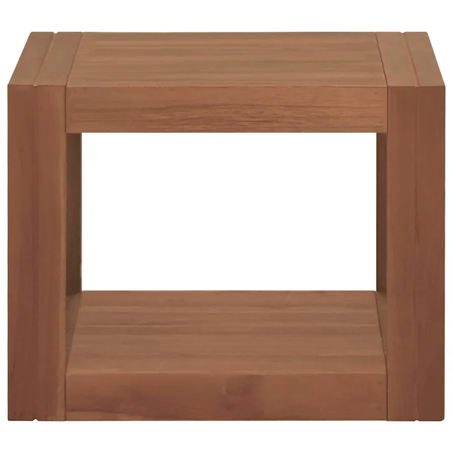 Armoire murale de salle de bain 45x45x35 cm Bois de teck solide - 2