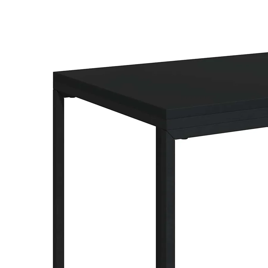 Table d'appoint Noir 40x30x59 cm Bois d'ingénierie - 7