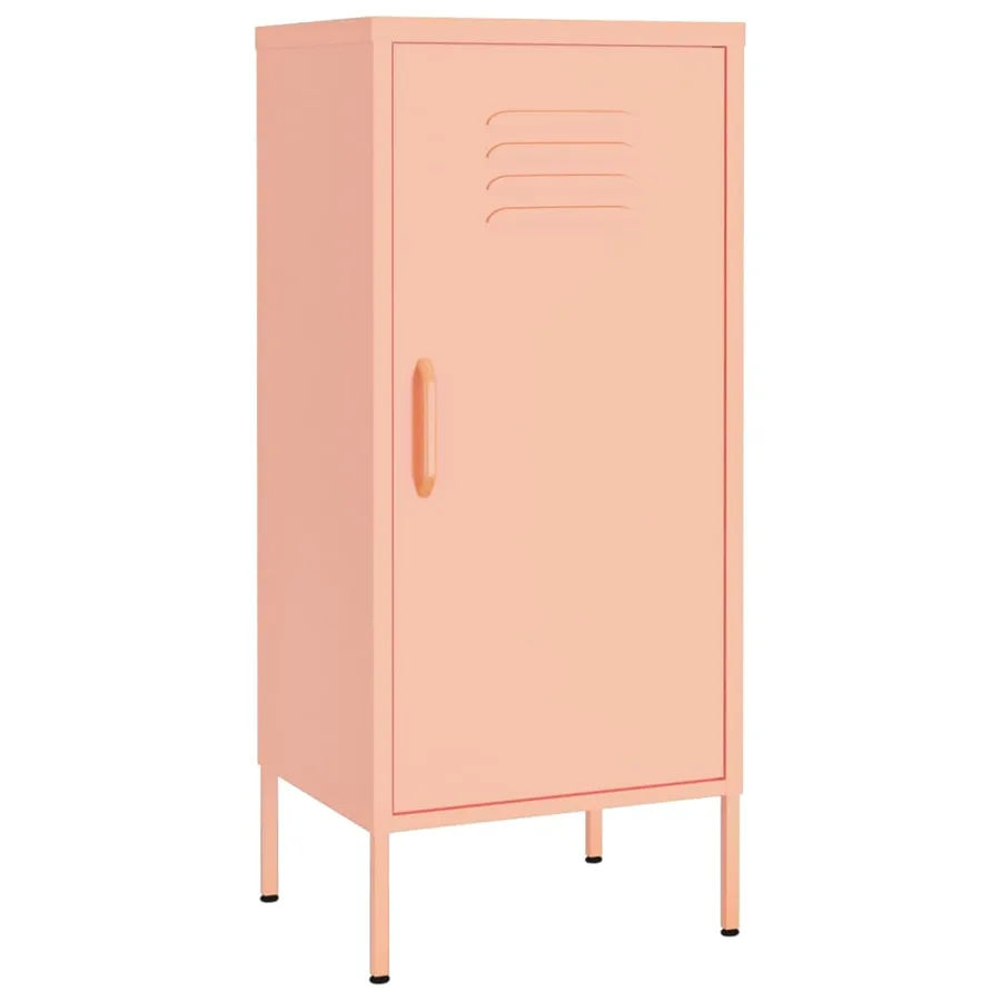Armoire de rangement Rose 42,5x35x101,5 cm Acier - 2