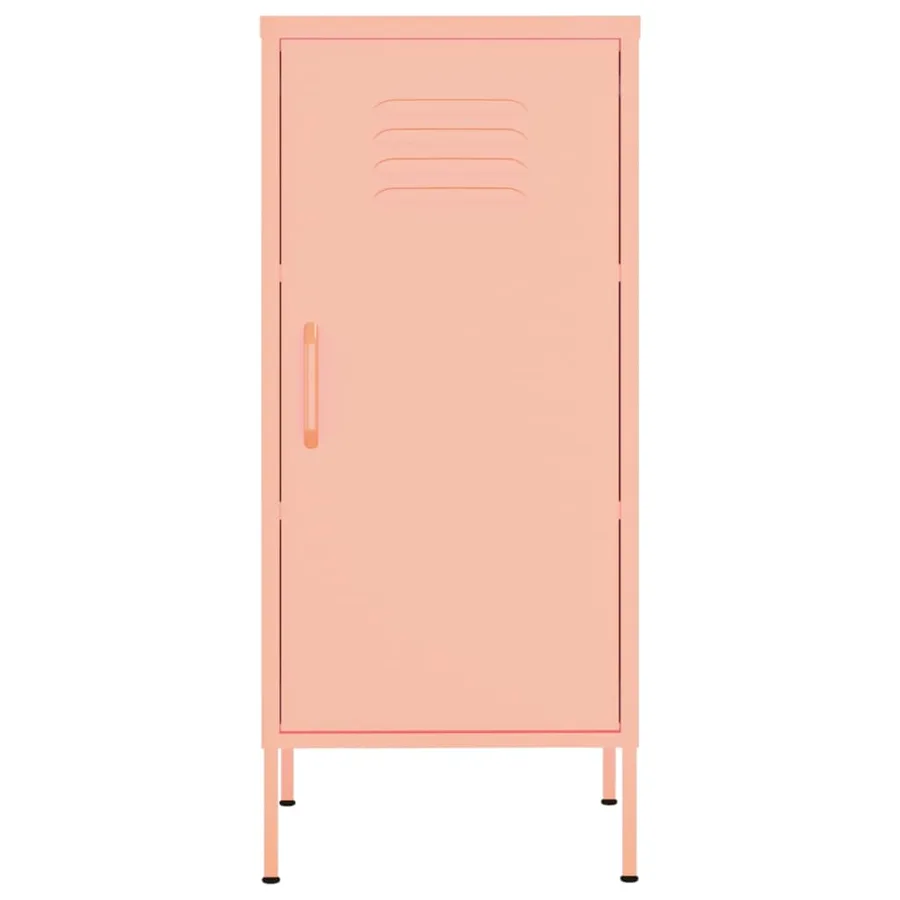 Armoire de rangement Rose 42,5x35x101,5 cm Acier - 3