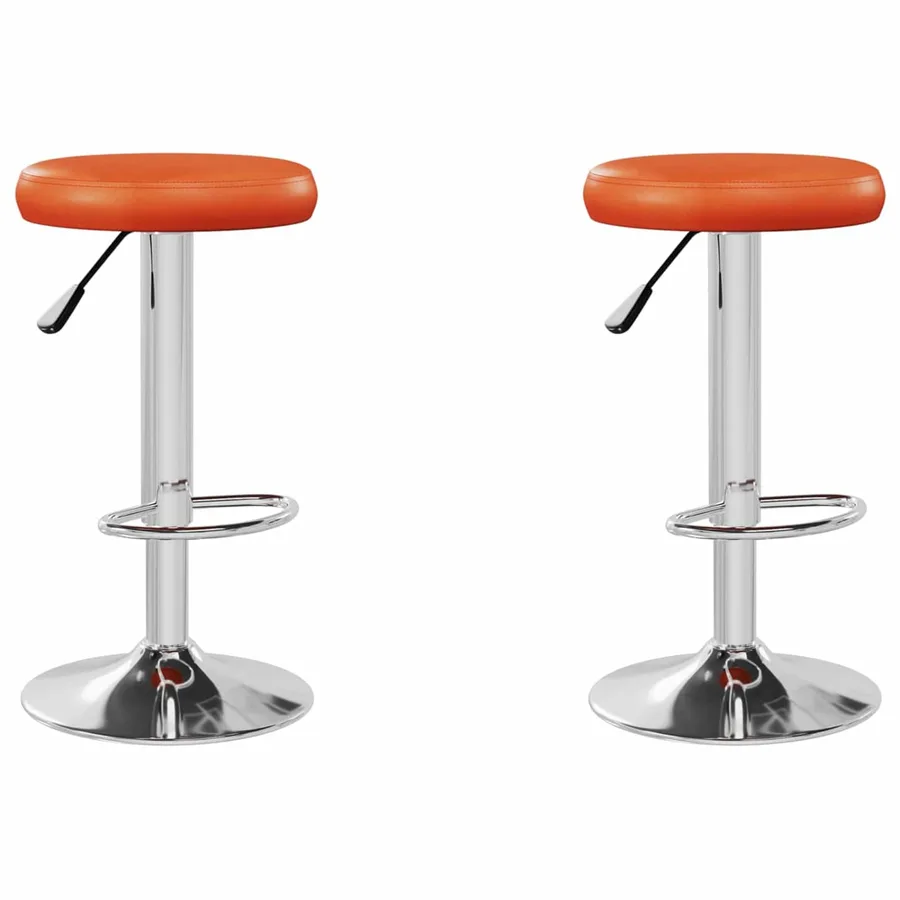 Tabouret de bar 2 pcs 31 x 31 x 87 cm Simili cuir Pivot - 2