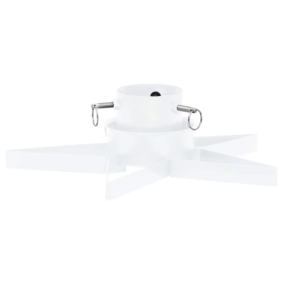 Support de sapin de Noël Blanc 47x47x13,5 cm - 3