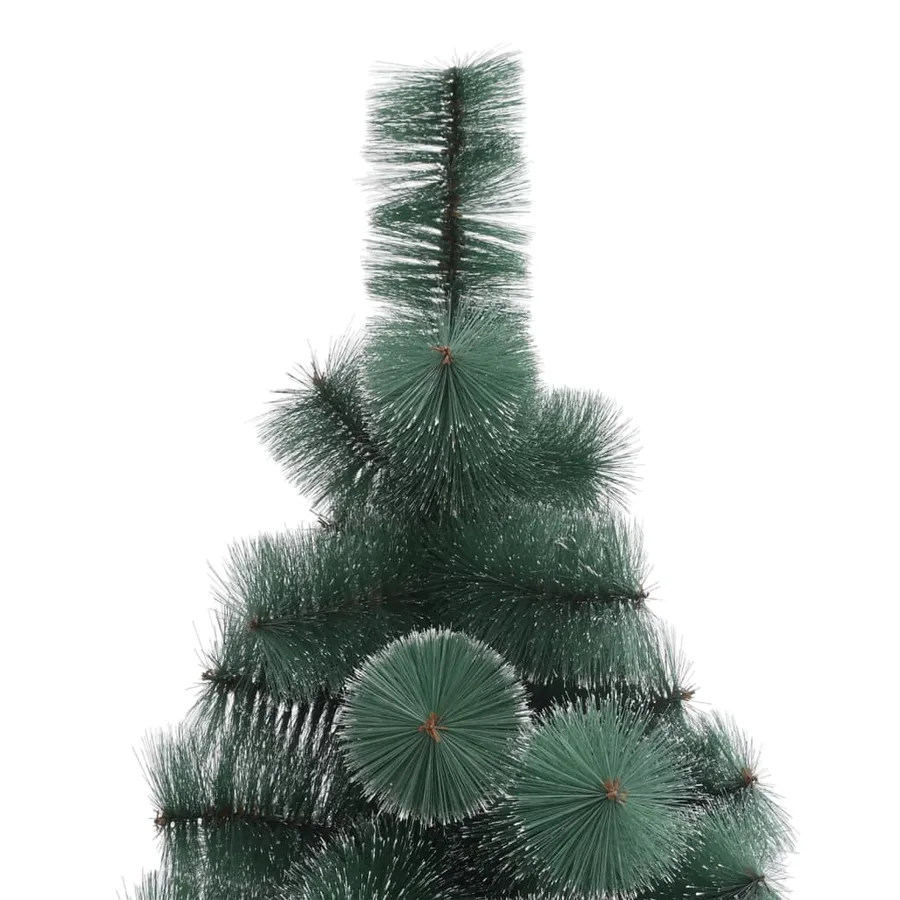 Sapin de Noël artificiel avec support Vert 210 cm PET - 3