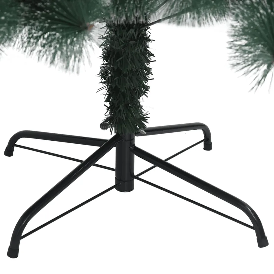 Sapin de Noël artificiel avec support Vert 210 cm PET - 5