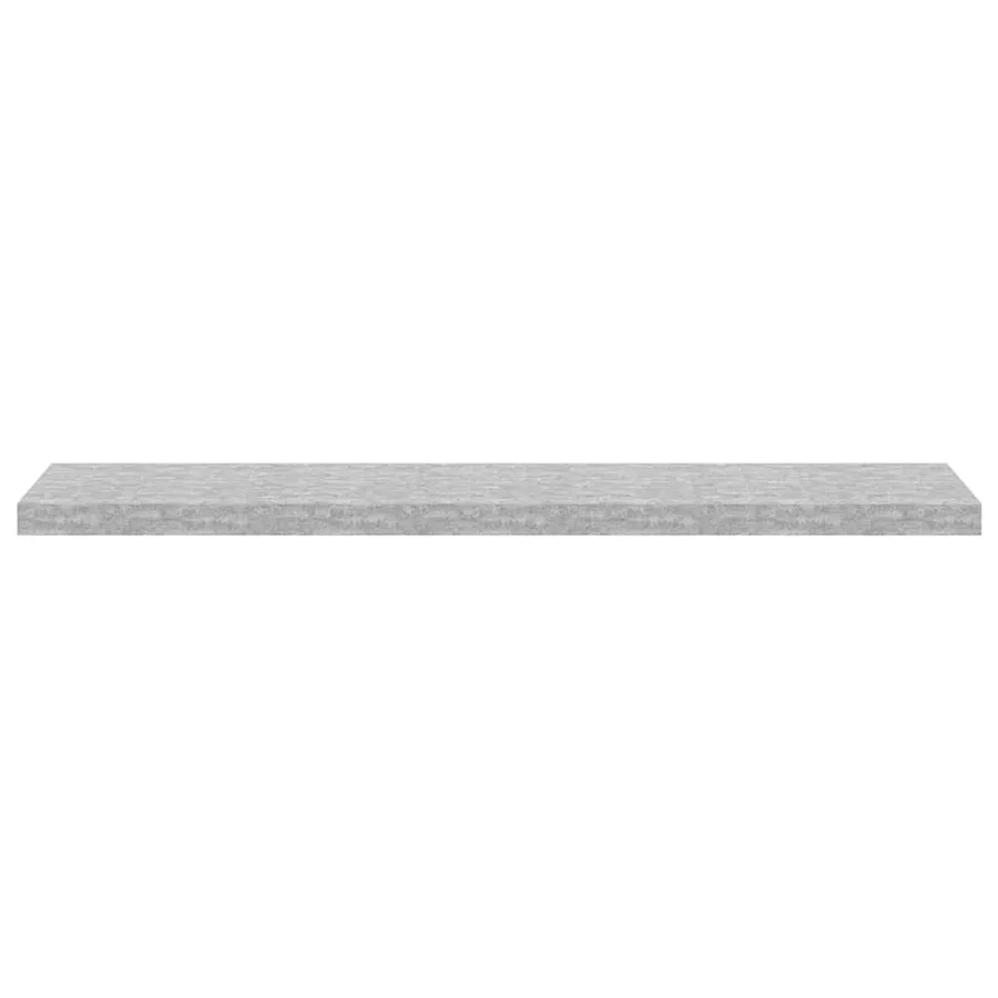 Étagères murales flottantes 4 pcs gris béton 120x23,5x3,8cm MDF - 7
