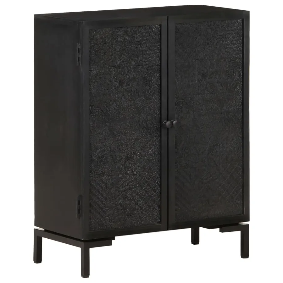 Buffet 60x30x76 cm bois de manguier massif - 10
