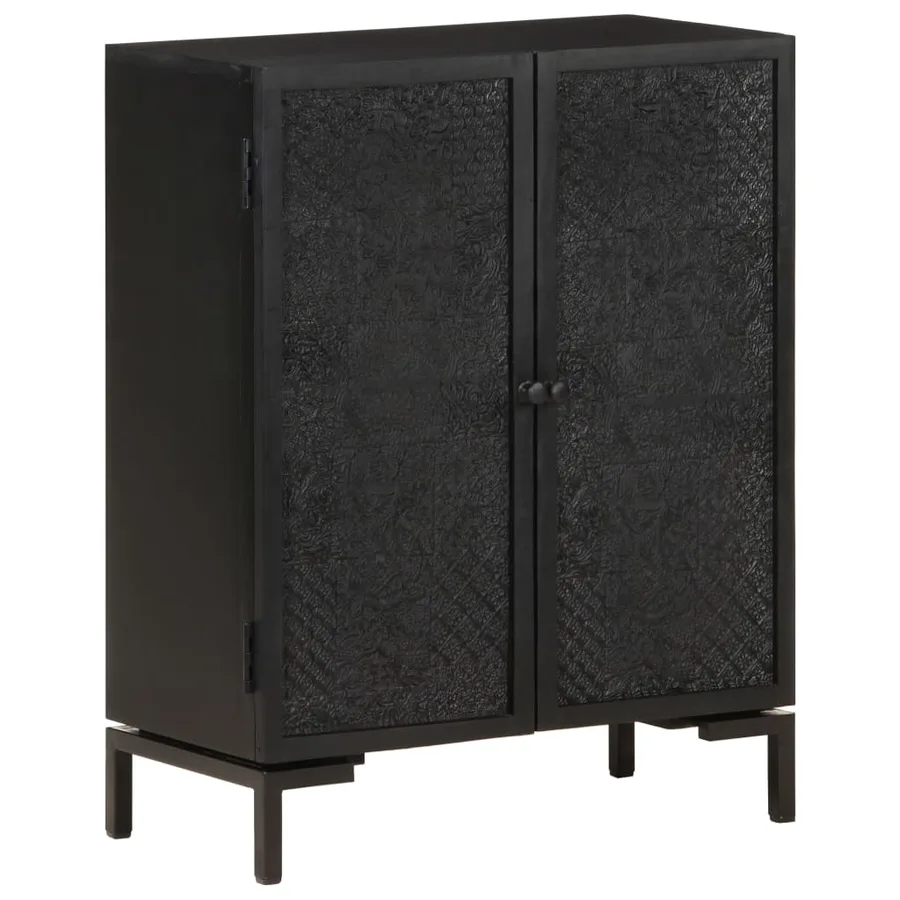 Buffet 60x30x76 cm bois de manguier massif - 11