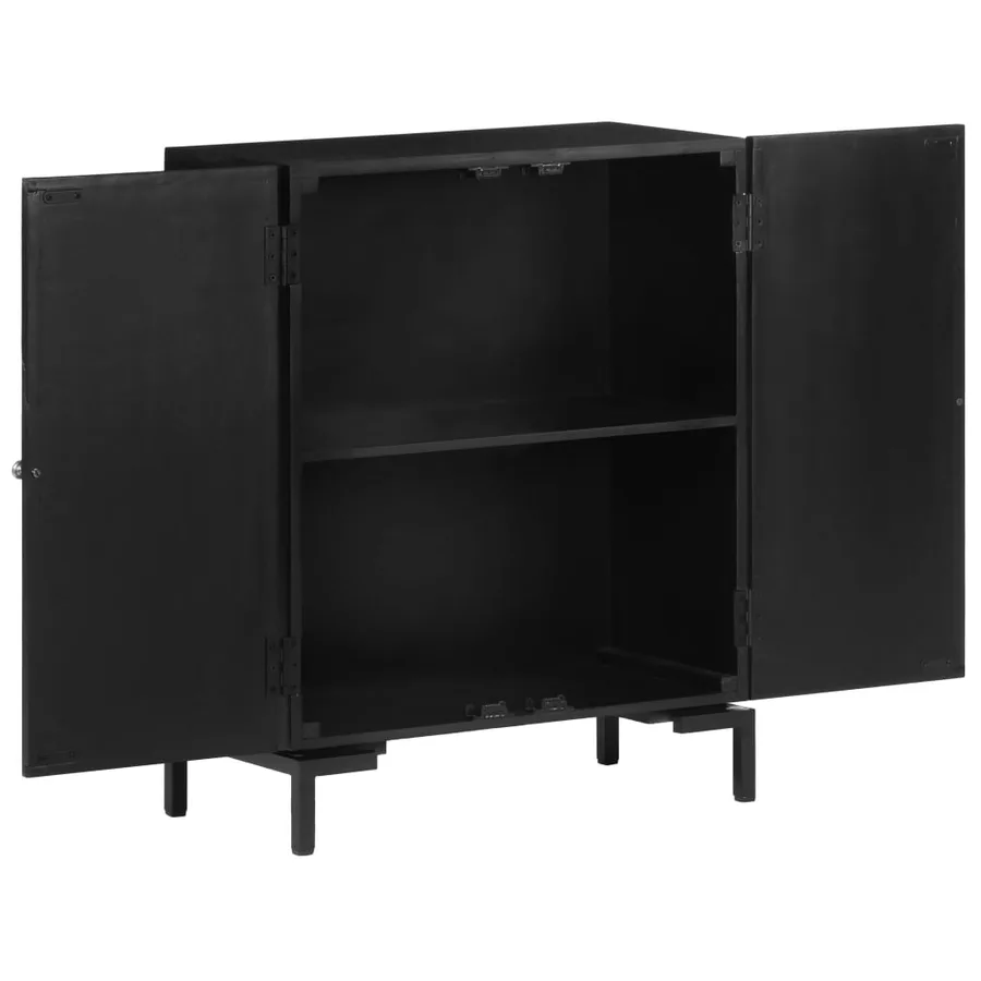 Buffet 60x30x76 cm bois de manguier massif - 4