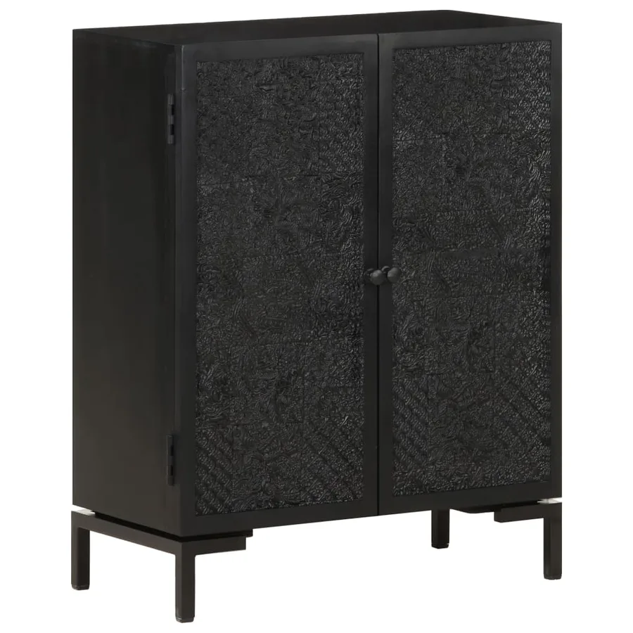 Buffet 60x30x76 cm bois de manguier massif - 8