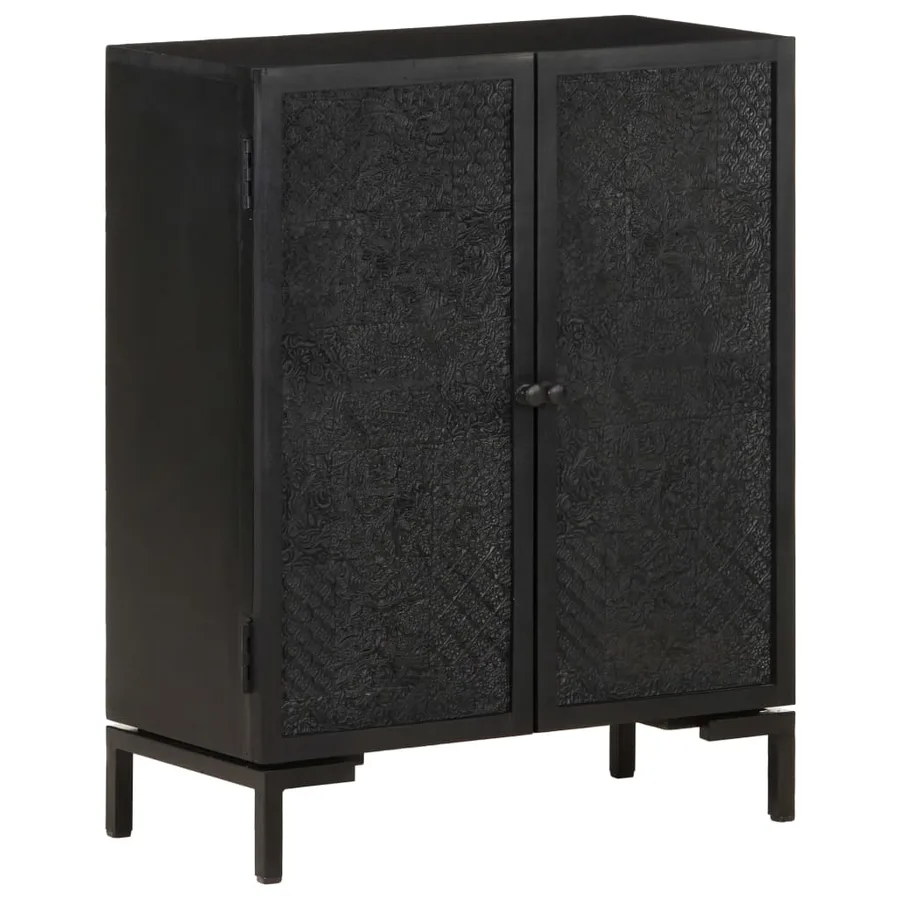 Buffet 60x30x76 cm bois de manguier massif - 9